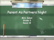 Parent As Partners Night