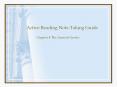 Active Reading Note-Taking Guide PowerPoint PPT Presentation