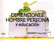 DIMENSIONES HOMBRE-PERSONA y educaci