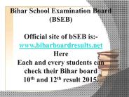 Bihar Board Result 2015