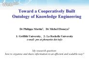 Toward a Cooperatively Built Ontology of Knowledge Engineering