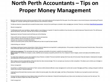 North Perth Accountants