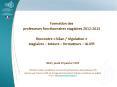 Formation des professeurs fonctionnaires stagiaires 2012-2013 Rencontre  PowerPoint PPT Presentation