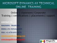 ms dynamics ax technical online training in uk