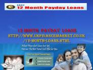 12 Month Payday Loans