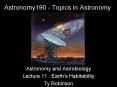 Astronomy190 - Topics in Astronomy PowerPoint PPT Presentation