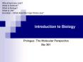 Introduction to Biology PowerPoint PPT Presentation
