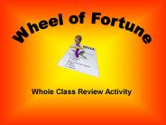 Whole Class Review Activity