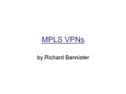 MPLS VPNs