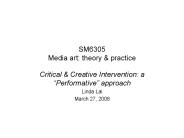 SM6305 Media art: theory