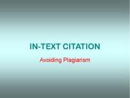 IN-TEXT CITATION