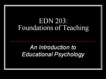 EDN%20203:%20Foundations%20of%20Teaching