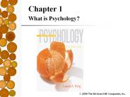 What is Psychology?