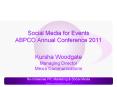 Social%20Media%20for%20Events%20ABPCO%20Annual%20Conference%202011 PowerPoint PPT Presentation