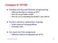 Compsci 6: PFTW PowerPoint PPT Presentation