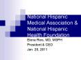 National Hispanic Medical Association PowerPoint PPT Presentation