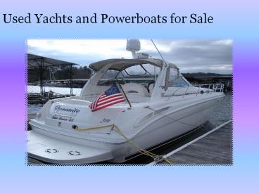Used Powerboats For Sale (1)