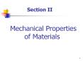 Mechanical Properties of Materials PowerPoint PPT Presentation