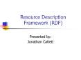 Resource Description Framework (RDF) PowerPoint PPT Presentation