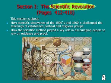 Section I: The Scientific Revolution (Pages 412-418)