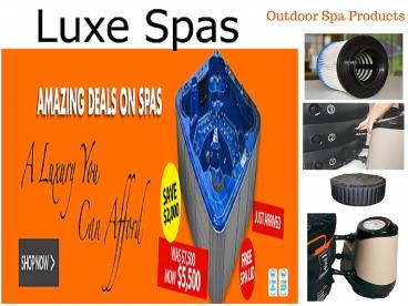 Outdoor Spa Baths Melbourne