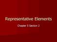 Representative Elements PowerPoint PPT Presentation