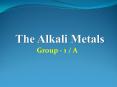The Alkali Metals PowerPoint PPT Presentation