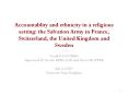 Accountablity and ethnicity in a religious setting: the Salvation Army in France, Switzerland, the United Kingdom and Sweden PowerPoint PPT Presentation