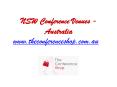 NSW Conference Venues - Theconferenceshop.com.au PowerPoint PPT Presentation