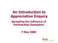 An Introduction to Appreciative Enquiry PowerPoint PPT Presentation