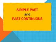 Simple Past and Past Continuous