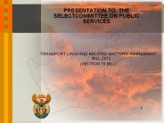 PRESENTATION%20TO%20THE%20SELECTCOMMITTEE%20ON%20PUBLIC%20SERVICES