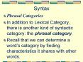 Syntax PowerPoint PPT Presentation
