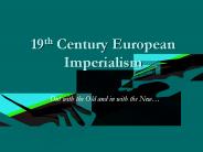19th Century European Imperialism
