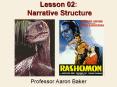 Lesson 02: Narrative Structure PowerPoint PPT Presentation