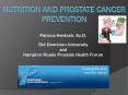 Nutrition and prostate cancer prevention PowerPoint PPT Presentation