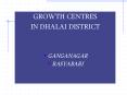 GROWTH CENTRES PowerPoint PPT Presentation