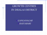 GROWTH CENTRES