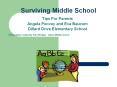 Surviving Middle School PowerPoint PPT Presentation
