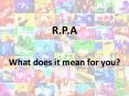 R.P.A PowerPoint PPT Presentation