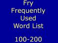 Fry Frequently Used Word List PowerPoint PPT Presentation