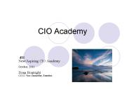 CIO Academy