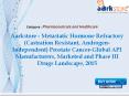 Aarkstore - Metastatic Hormone Refractory (Castration Resistant, Androgen-Independent) Prostate Cancer-Global API Manufacturers, Marketed and Phase III Drugs Landscape, 2015 PowerPoint PPT Presentation