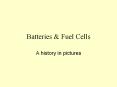 Batteries PowerPoint PPT Presentation