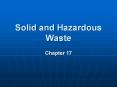 Solid and Hazardous Waste PowerPoint PPT Presentation