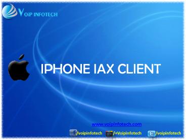 IPHONE IAX CLIENT