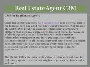 Real Estate Agent CRM