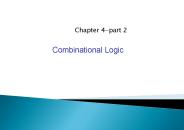 Combinational Logic