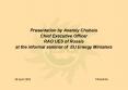 Presentation by Anatoly Chubais Chief Executive Officer RAO UES of Russia at the informal seminar of EU Energy Ministers PowerPoint PPT Presentation