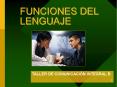 FUNCIONES DEL LENGUAJE PowerPoint PPT Presentation